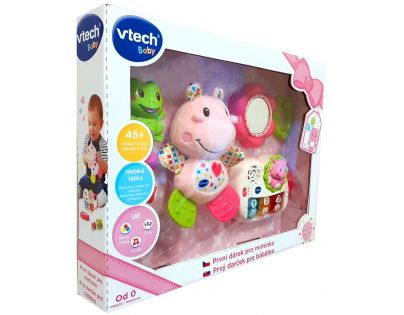 Vtech První dárek pro miminko růžový  CZ