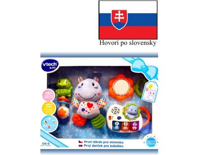 Vtech Prvý darček pre bábëtko SK modrý