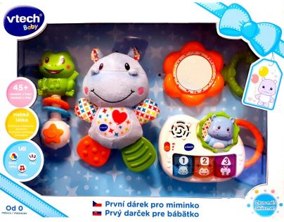 Vtech Prvý darček pre bábëtko SK modrý