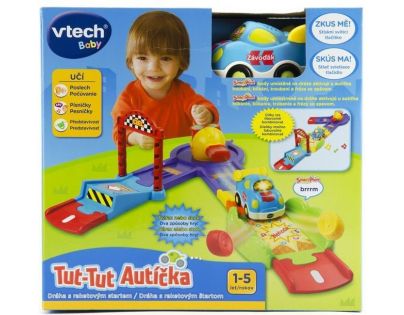 Vtech Tut Tut Dráha s raketovým startem CZ