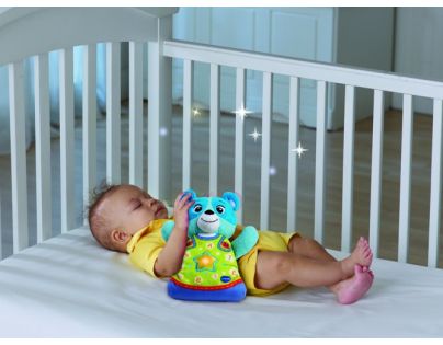 Vtech Usínáček Medvídek - modrý 22cm - Poškozený obal