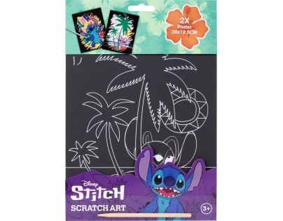 Vyškrabávací obrázky Stitch 2ks