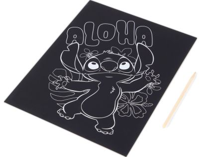 Vyškrabávací obrázky Stitch 2ks