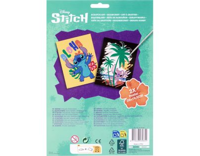 Vyškrabávací obrázky Stitch 2ks