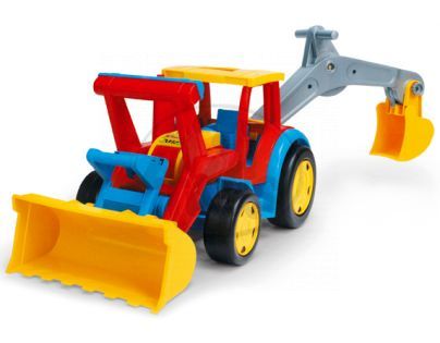 WADER 66500 - Velký traktor s rypadlem