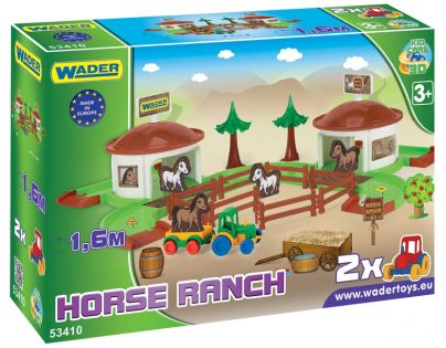 Wader 53410 - Kid Cars 3D - koňský ranč