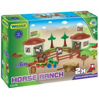 Wader 53410 - Kid Cars 3D - koňský ranč 2