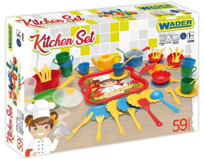 Wader Kuchyňský set nádobí 59 ks v krabici