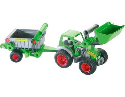 Wader Traktor Farmář s lopatou a přívěsem 1 osa