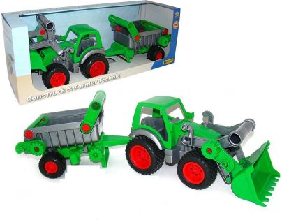 Wader Traktor Farmář s lopatou a přívěsem 1 osa