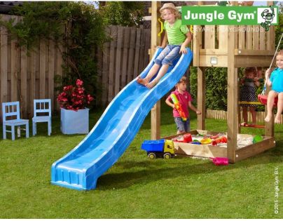 Wavy star skluzavka krátká modrá 220 cm