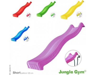 Wavy star skluzavka krátká modrá 220 cm