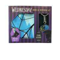 Wednesday dárkový set klíčenka a ponožky 3