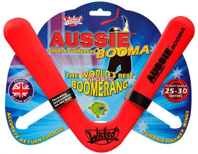 Wicked Aussie Booma Bumerang - Červený