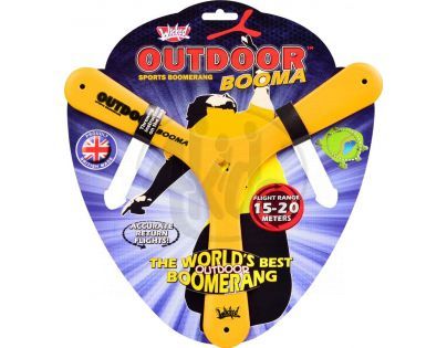 Wicked Outdoor Booma Bumerang - Žlutý