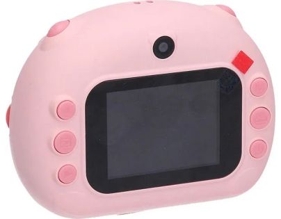 Wiky Dětský digitální fotoaparát s tiskárnou růžový Foto 12Mpx Video Full HD