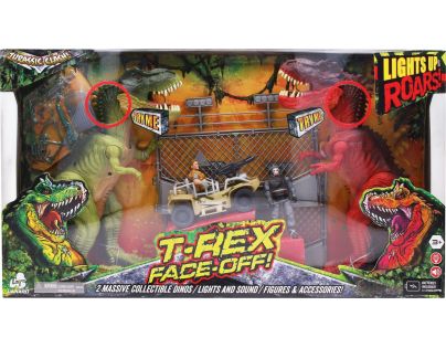 Wiky Jurassic Clash Dino souboj T-Rex 32 cm