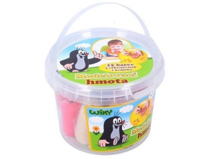 Wiky Modelína Krtek s vykrajovátky 15 barev