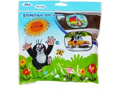 Wiky 170809 - Sluneční clona do auta Krtek 2ks v sáčku (autíčko) Lodička