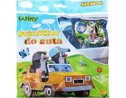Wiky Sluneční clona do auta Krteček Motorka