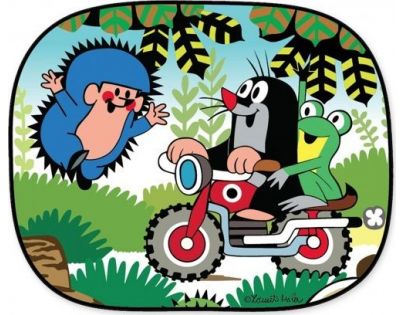 Wiky Sluneční clona do auta Krteček Motorka