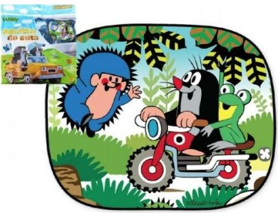 Wiky Sluneční clona do auta Krteček Motorka
