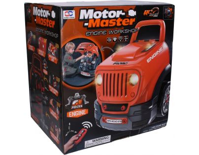 Wiky Šroubovací motor Terénní auto pro malé automechaniky se zvuky a světly