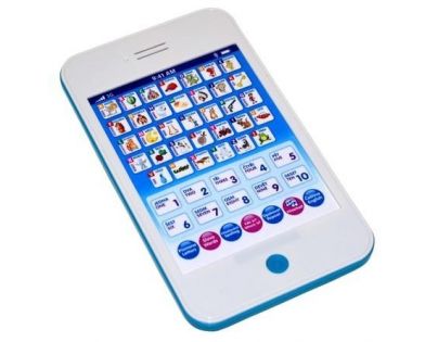Wiky Tablet Mini česko-anglický 20cm - Modrá