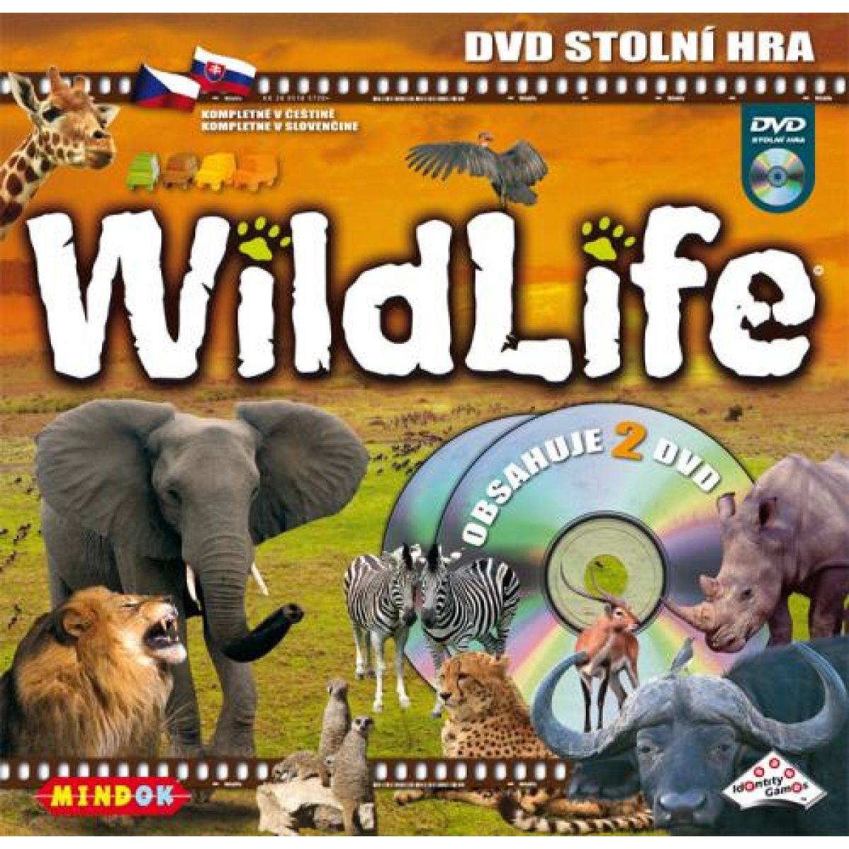 Mindok 300389 - Wildlife DVD stolní hra