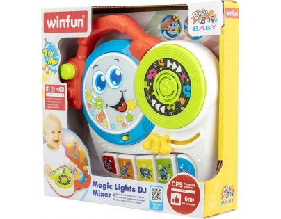 Winfun DJ mixer se světly