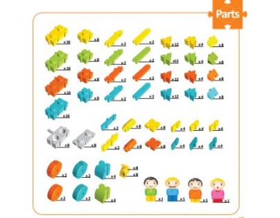 Wisei Standard Stavebnice 320 ks