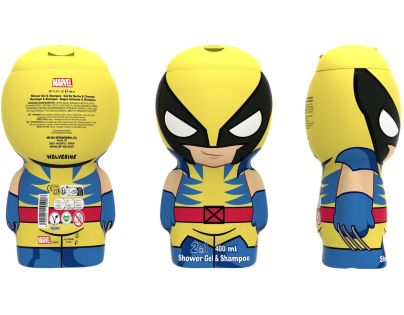 Wolverine sprchový gel a šampon 400 ml 2D