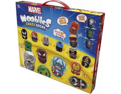 TM Toys Wooblies Marvel Bojová Aréna s 2 turbo vystřelovači