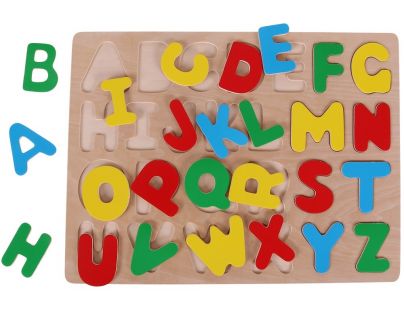 Woody Puzzle dřevěné Abeceda 26 dílků