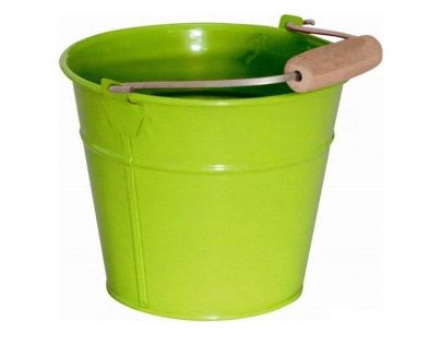 Woody Kovový kbelík zelený