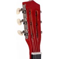 Woody Kytara dřevěná kovové struny 80 cm 3