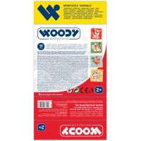 Woody Minipuzzle - Zvířátka v dř. krabičce 2