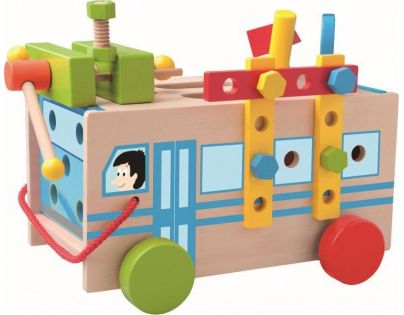 Woody Montážní autobus s nářadím
