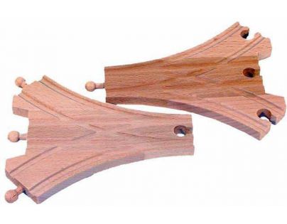 Woody Příslušenství k dráze Výhybka X 2 ks