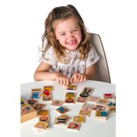 Woody Puzzle - Lidé a povolání z celého světa, v dř. krabičce 2