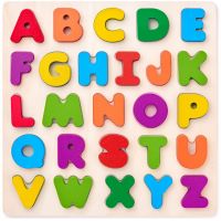 Woody Puzzle ABC masivní písmena na desce 26 dílků
