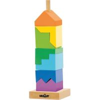 Woody Skládací věž barevná 2