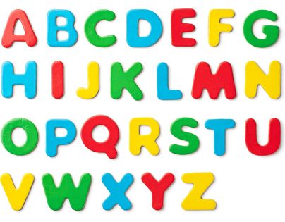 Woody Tabule ABC s písmeny s rolí papíru a kelímky - Poškozený obal