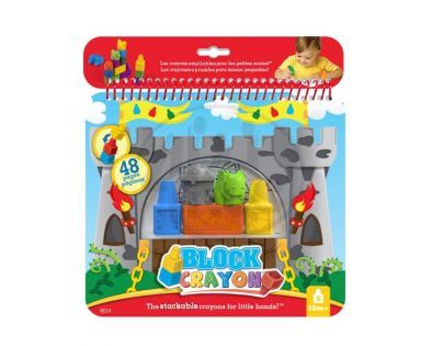 Wooky Block Crayon omalovánky rytíři 5ks pastelek