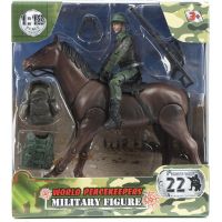 World Peacekeepers Figurka vojáka s doplňky - Voják na koni 2