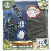 World Peacekeepers Figurka vojáka s doplňky - Voják s padákem 2
