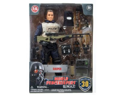 World Peacekeepers S.W.A.T. figurka 30,5 cm Policie