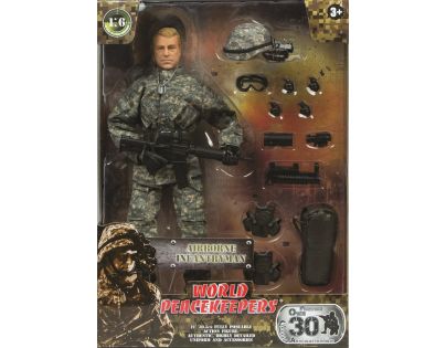 World Peacekeepers Voják figurka 30,5 cm Airborne Infantryman