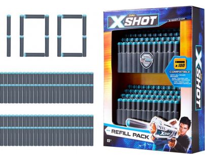 X-Shot náhradní náboje tmavé 100 ks