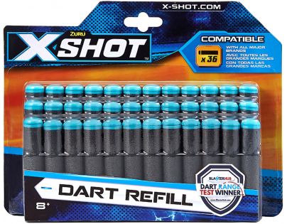 EP Line X-Shot náhradní náboje tmavé 36 ks